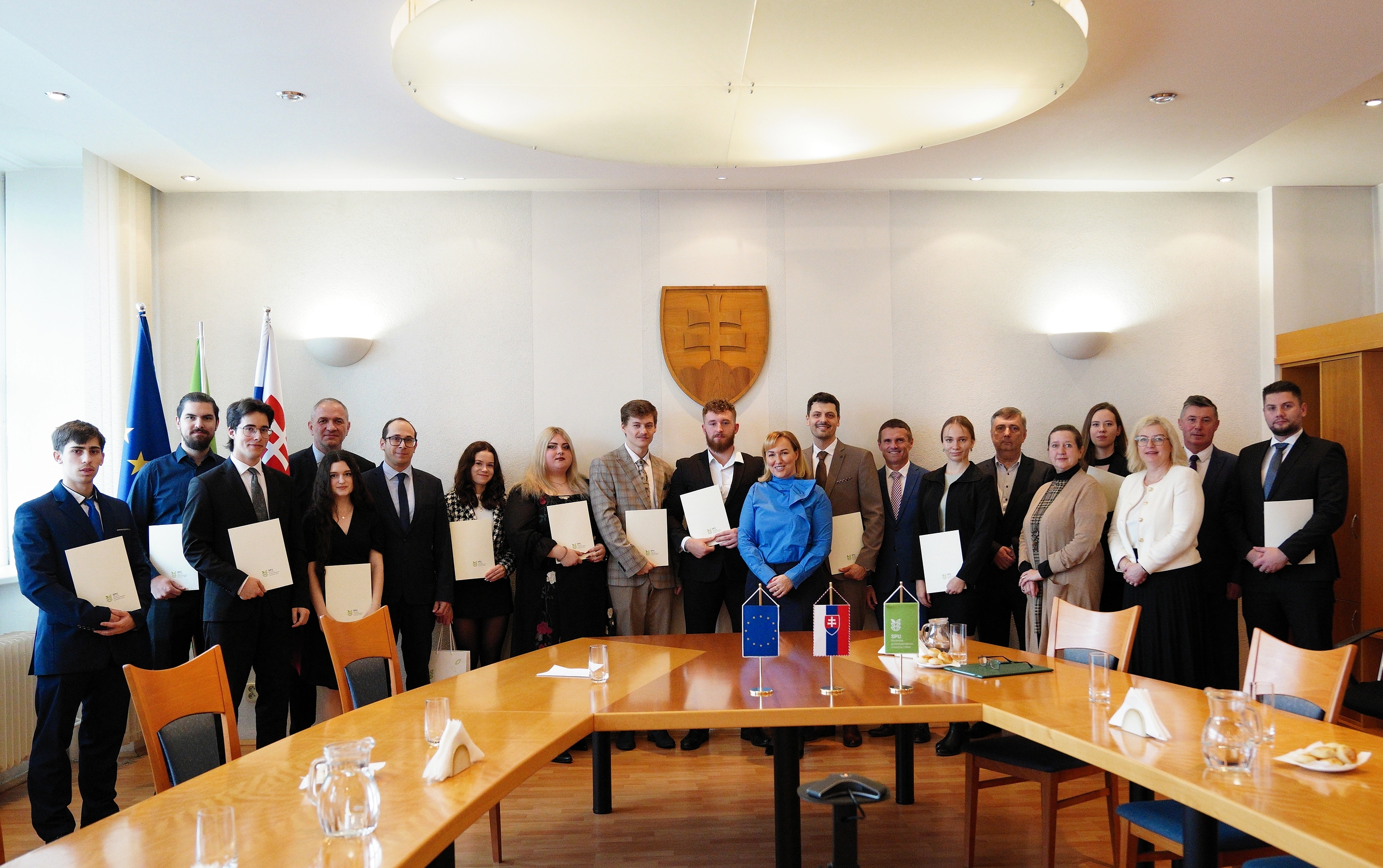 Rektorka ocenila najlepších študentov za rok 2024